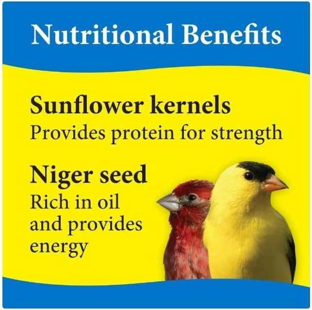 3~D Pet Products Finch Food Finch Lovers Mix Dry Wild Bird Food, Seeds ~ 5 Lb Bag ~ Ideal for Attracting Finches and Other Wild Birds ~ 1 Pack