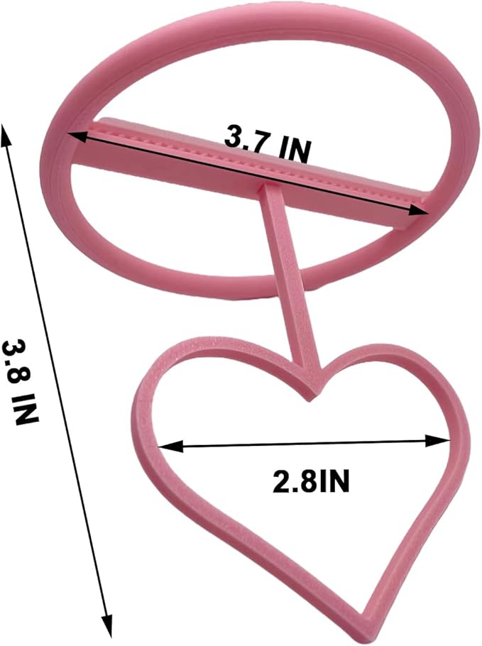 Floating Heart Betta Training Ring, Heart Active Betta Training Ring, Floating Feeder, Enrichment Toys for Aquarium Decor, Pink, 3.8in x 3.7in (Pink, Pack of 2)