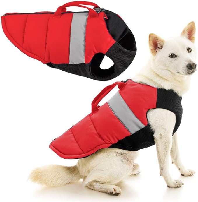 Gooby Padded Vest Lift Dog Harness - Red, X-Small