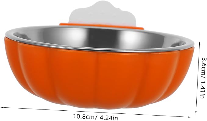 Bird Cage Feeder Cups Stainless Steel Food and Water Bowls with Clamp for Parakeets Conures and Finches Easy to Clean and Install Bird Accessories for Small Pets