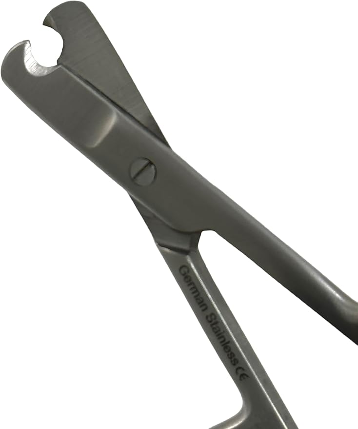 Dog and Cat Nail Cutters Scissors Style German Stainless Steel - For Small Animals, Cats, Dogs, Birds - Grooming Essentials (3.5")