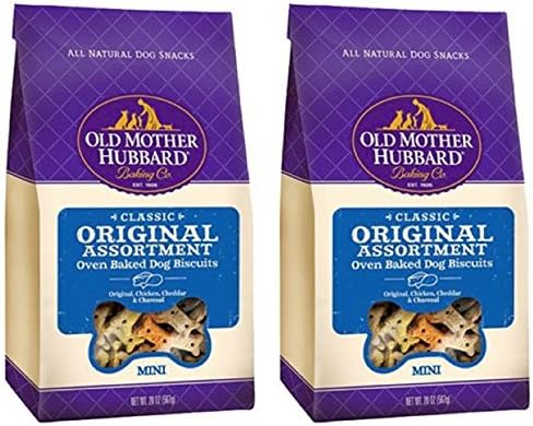 Old Mother Hubbard Crunchy Classic Natural Dog Treats - Original Assortment (2 Pack)