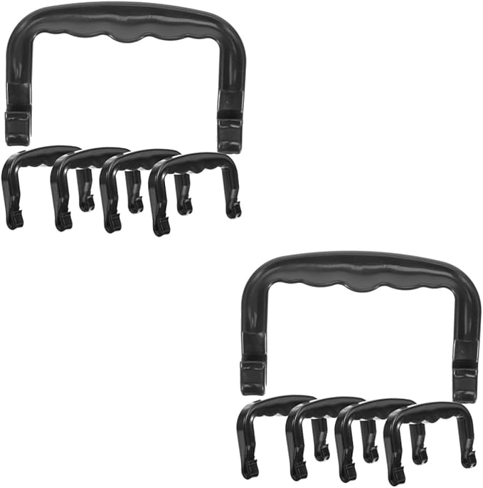 VANZACK 10pcs Portable Bird Cage Handle Ergonomic Plastic Lift Handle for Hamster and Pet Cages for Outdoor Travel and Easy Carrying