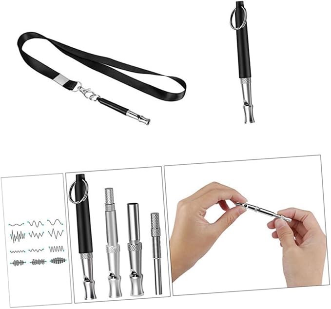 TOYANDONA 1set Practical Pet Training Tool Kit Clicker Whistle Rope for Puppy Training Obedience for Tricks Housebreaking