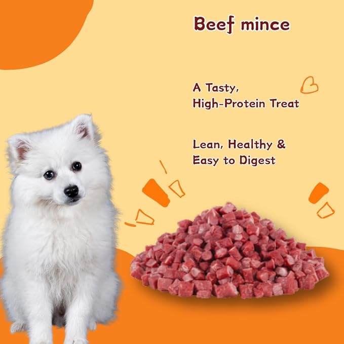Beef Bites Dog Treats, Made with Real USA Sourced Beef, A Wholesome & Simple Limited Ingredient Soft Chew for Sensitive Stomachs,2.65 Pound