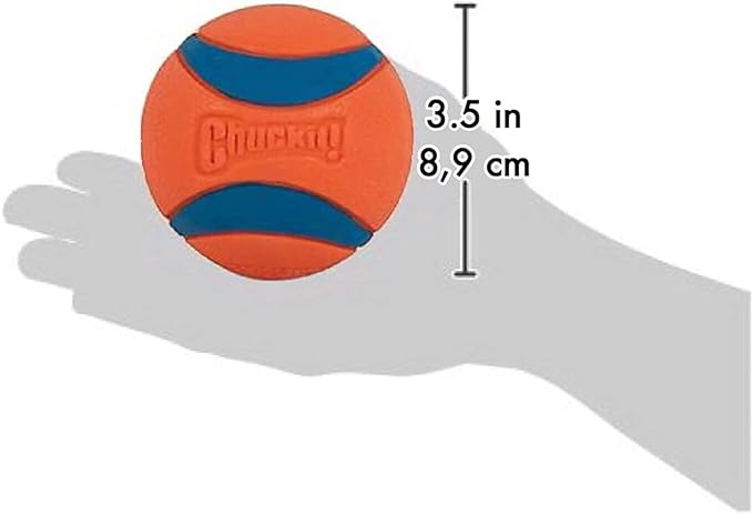 Chuckit! 170401 Dog Toy, XL, Rubber, Blue/Orange