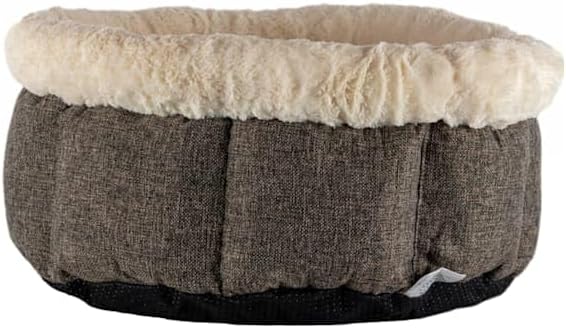 Armarkat Cozy Cat Bed in Beige and Gray C105HHS/MB