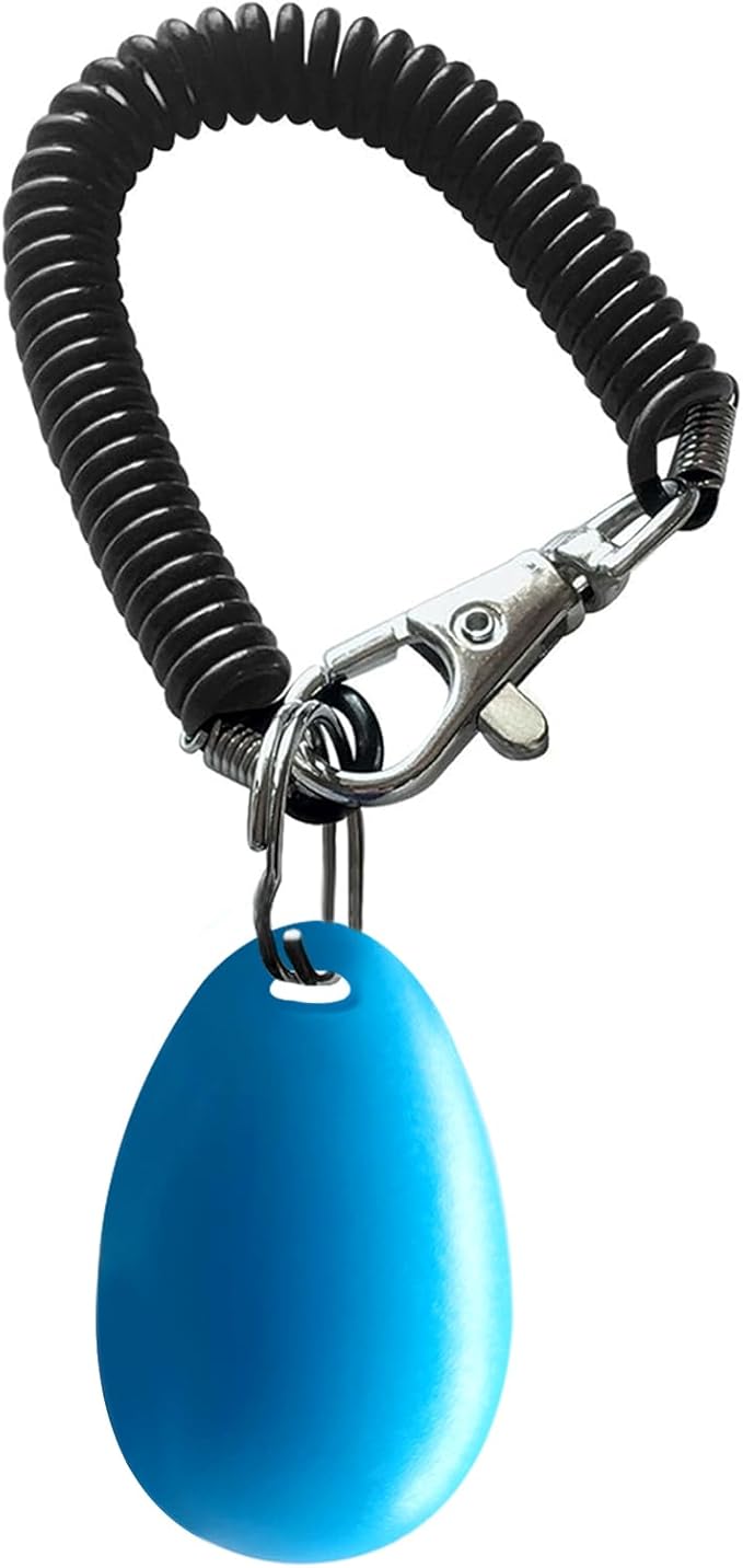MODUS Pet Training Clicker for Dogs - Clicker with Adjustable Wrist Strap - Positive Reinforcement Clicker for Dogs, Cats, Puppies(Blue)