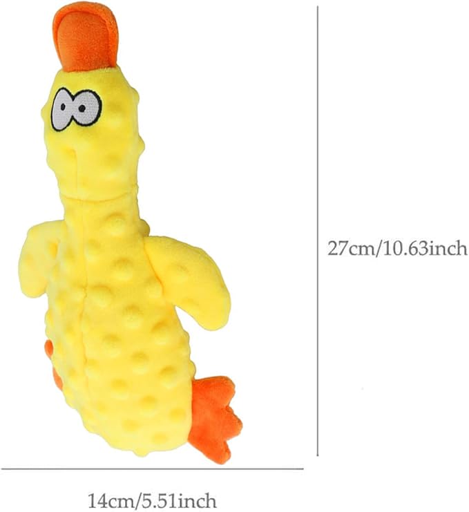 Calming Duck for Dogs, Interactive Squeaky Dog Chew Toy with Built-in Squeaker, Stuffed Duck Dog Squeaky Toy to Keep Them Busy for Small, Medium & Large Dogs Cats
