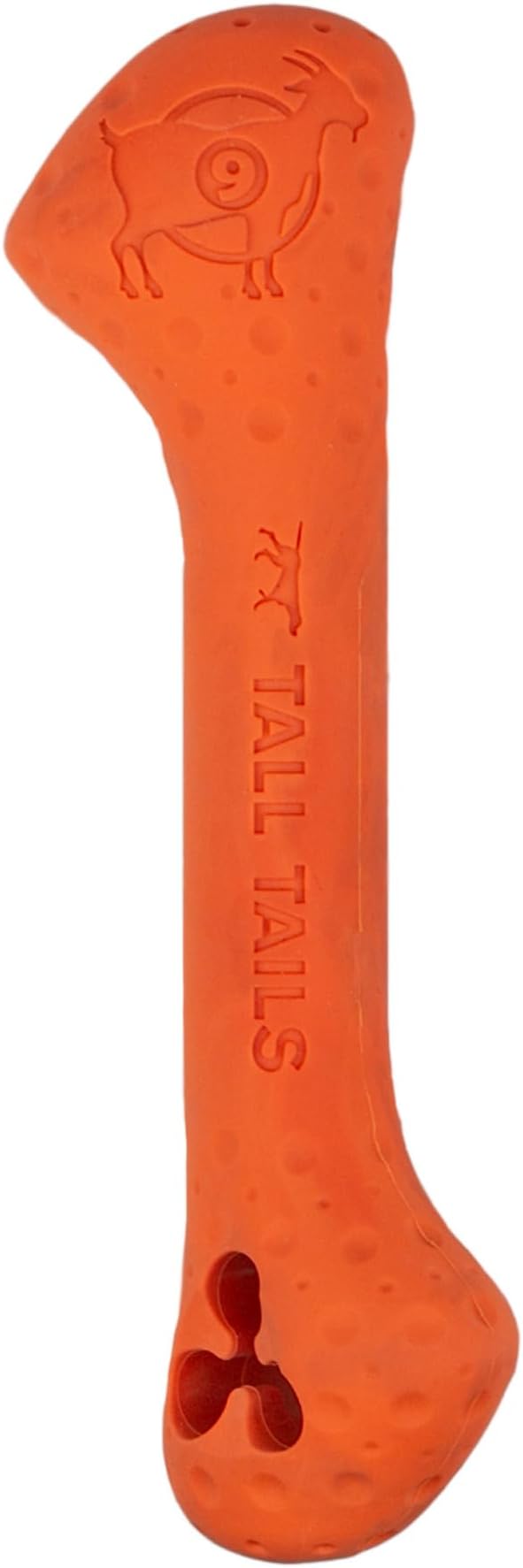 Tall Tails G.O.A.T. Greatest of All Toys Sport Fetch Bone Toy for Dogs, Medium