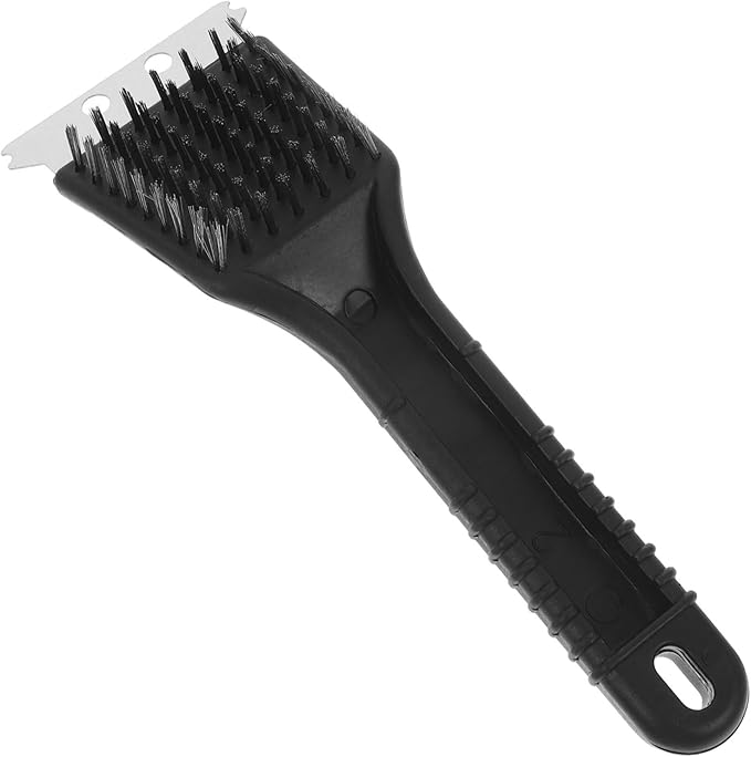 Long Handle Stainless Steel Bird Cage Cleaning Brush Multi-Functional Scraper for Bird Droppings Removal Versatile Tool for Parrots Hamsters and Rabbits Care