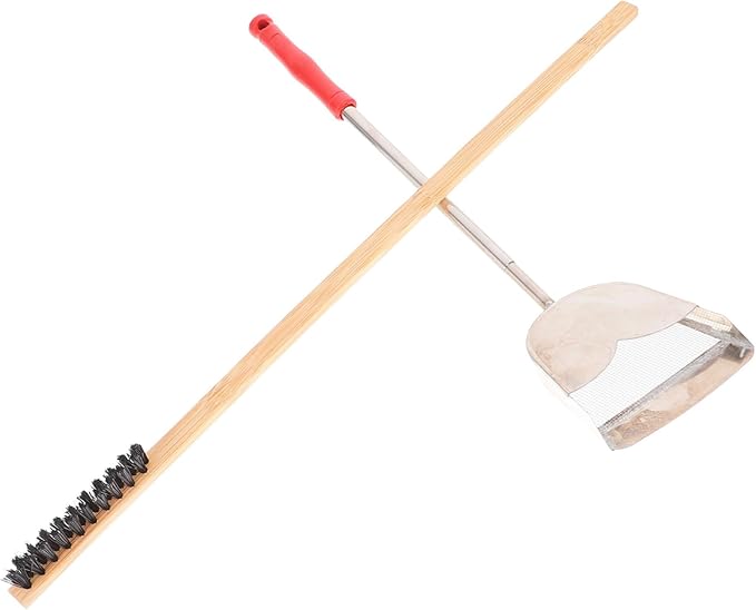 DECHOUS 2Pcs Bird Cage Cleaning Brush Set Includes Droppings Cleaner Brush Cage Brush for Easy Maintenance of Pet Bird Habitats Durable Tools for Small Animal