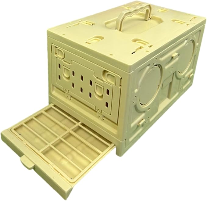Sosoport Portable Bird Cage Multifunctional Pet Cage for Animals Convenient Travel Carrier for Birds and Pets Lightweight Plastic Design Light