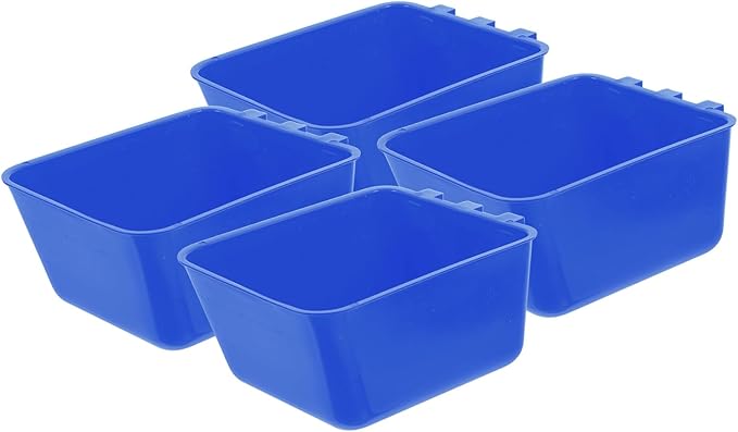KESYOO 4pcs Sturdy Bird Cage Feeding Bowl Hanging Water Feeders for Birds Rabbits Chicken Water Cup Poultry Feeder Travel-Friendly Pet Waterer
