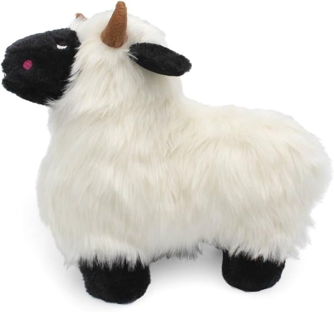 ZippyPaws Wooliez Dog Plush Toy - Interactive Pet Toys, Indestructible Plush Dog Toys, Fun Dog Toys, Lettie The Lamb