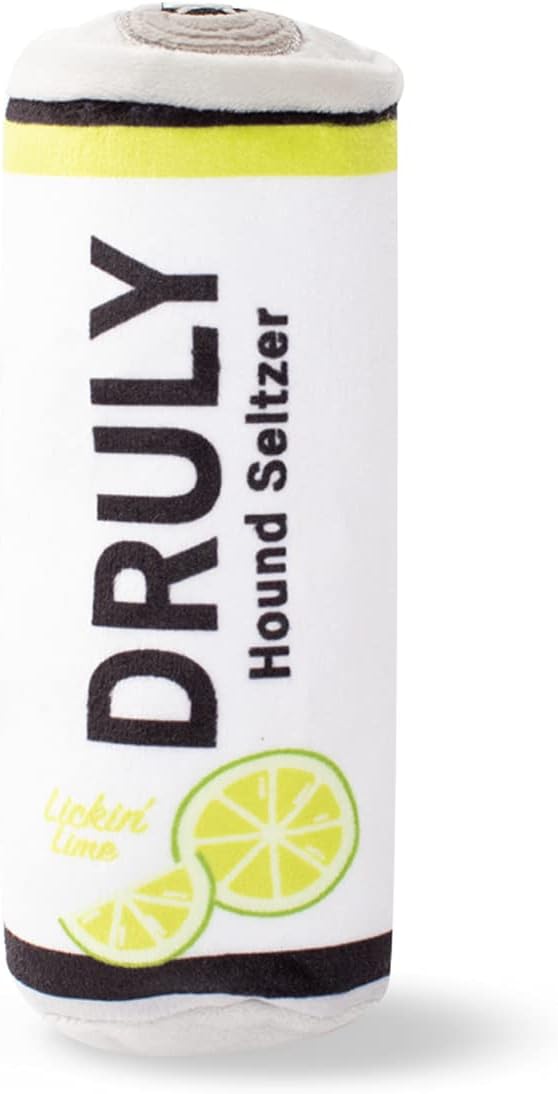 Fringe Studio Plush Dog Toy, DRULY Lickin' Lime (289713)