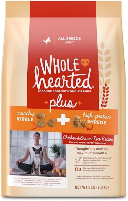 WholeHearted by Petco Plus Chicken & Brown Rice Recipe with Whole Grains Dry Dog Food 5 lbs.