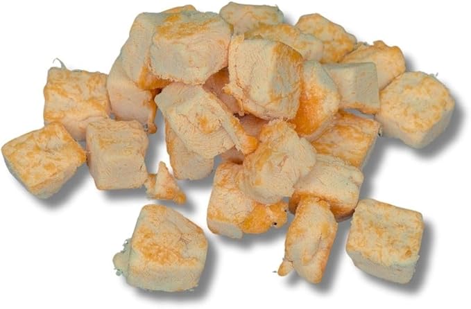 | Freeze Dried Cat Treats | Salmon Bites, Single Protein | Premium Quality | Grain Free Training Treats for Cats, 2 oz Pouch