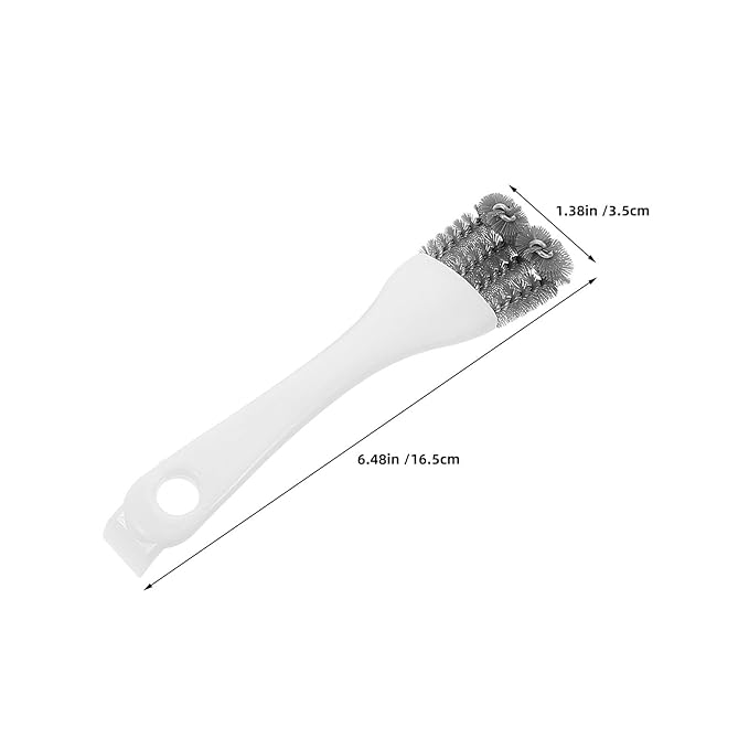 ibasenice 15pcs Bird Cage Brush Droppings Cleaning Accessories Long Handle Cleaner - 2 In 1 Scraper Double Sided Birdcage Poop Remover Tool For Pet Parrot Perches