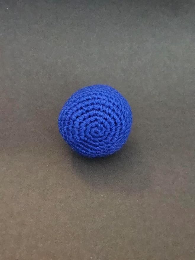 Golden Bay, Handmade, Cat/Small Dog, Rattle Ball (Set of 3), Regular Knitting, Wool/Cotton Yarn, Healthy and Durable Pet Toy