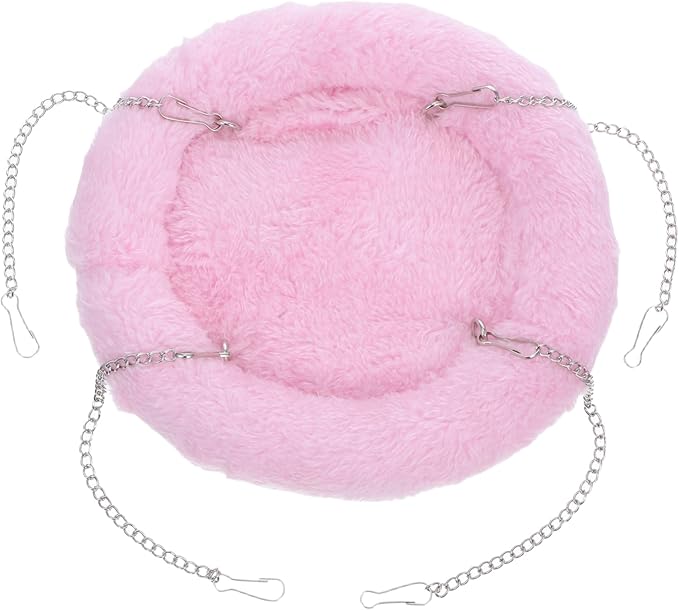 Sosoport Parrot Winter Nest Birdcage Hanging Bed Cozy Bird Hammock Material Bird Bed for Small Pets