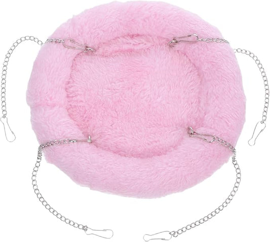 Sosoport Parrot Winter Nest Birdcage Hanging Bed Cozy Bird Hammock Material Bird Bed for Small Pets