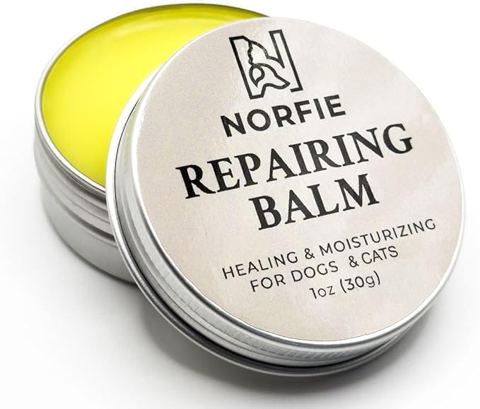 Repairing Balm for Dogs and Cats | Lick Safe Dog Paw and Nose Balm | All Natural Soothing Balm for Cracked Paws Snouts and Hot Spots