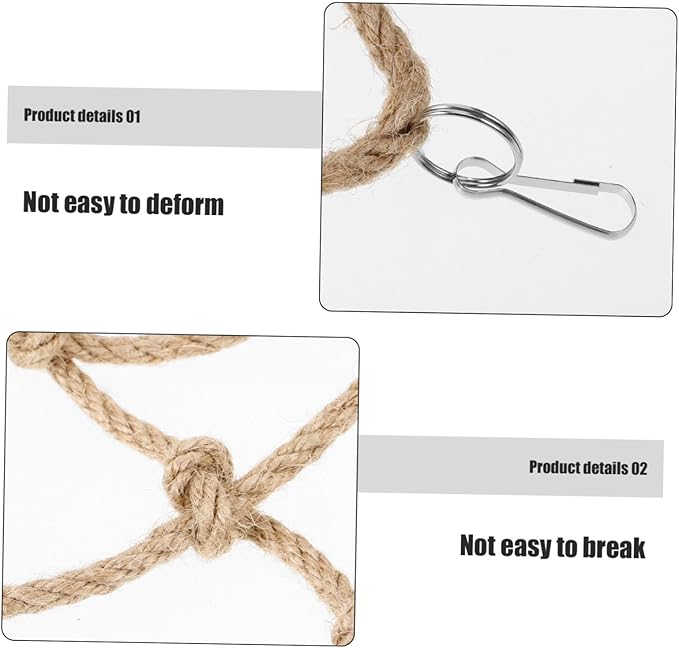 KESYOO Parrot Climbing Net Hammock Durable Wear Resistant for Bird Cages Easy Installation for Parakeets Conures and Cockatiels Engaging Exercise Fun Accessory