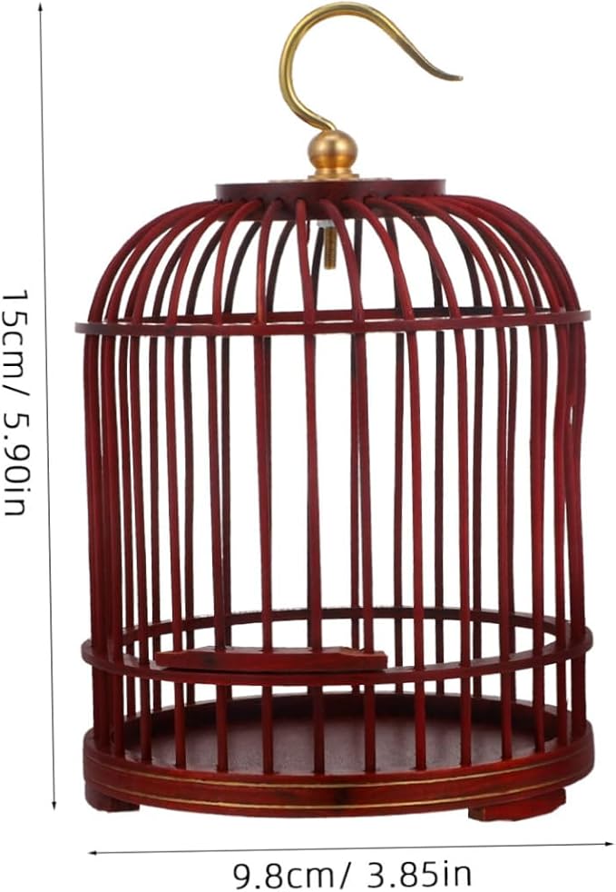 UKCOCO Decorative Bird Cage for Small Animals Stylish Capacity Safe Locking Door for Indoor and Outdoor Use for