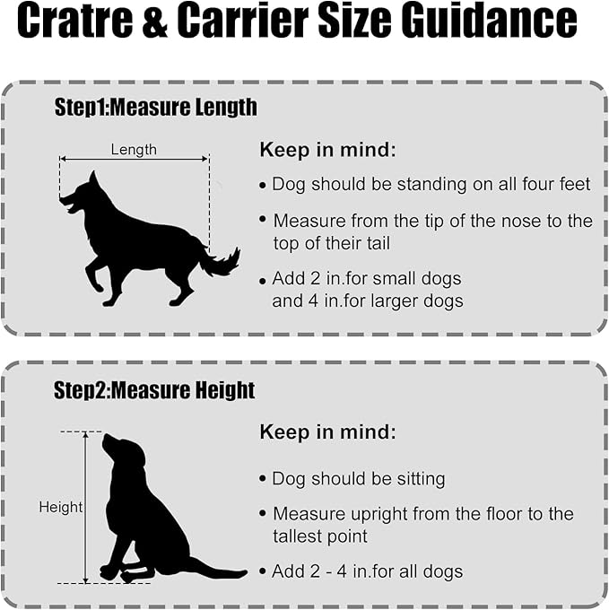 Confote 47 Inch Heavy Duty Dog Crate Metal Cage Kennel, High Anxiety Pet Cage with Lockable Wheels & Double Doors for Small Medium Large Dogs