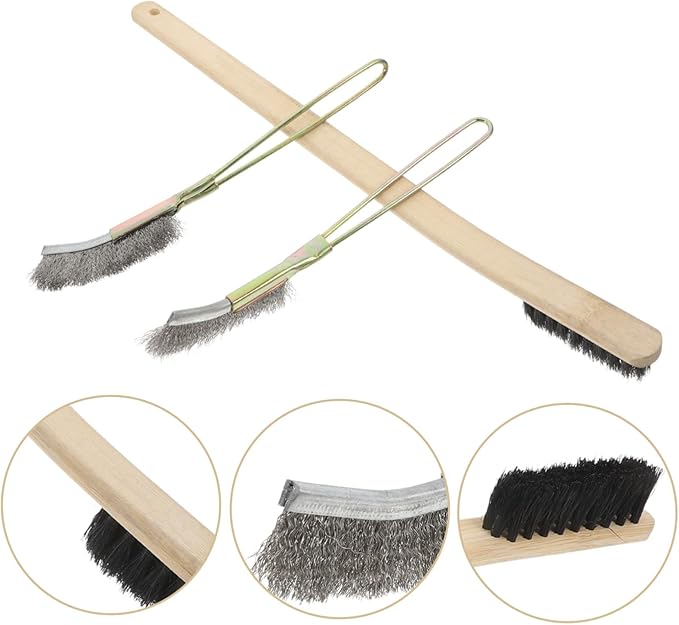 Totority 3pcs Bird Cage Cleaning Brush Soft Bristles Compact Handle for Parrot and Pet Cages Versatile Cleaning Tool for Birdcage Maintenance