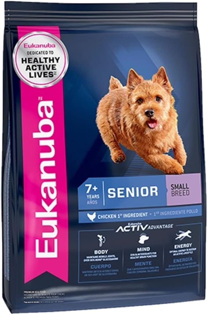 Eukanuba Senior Small Breed Dry Dog Food,14 lb bag