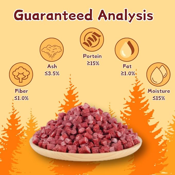 Beef Bites Dog Treats, Made with Real USA Sourced Beef, A Wholesome & Simple Limited Ingredient Soft Chew for Sensitive Stomachs,1.76 Pound