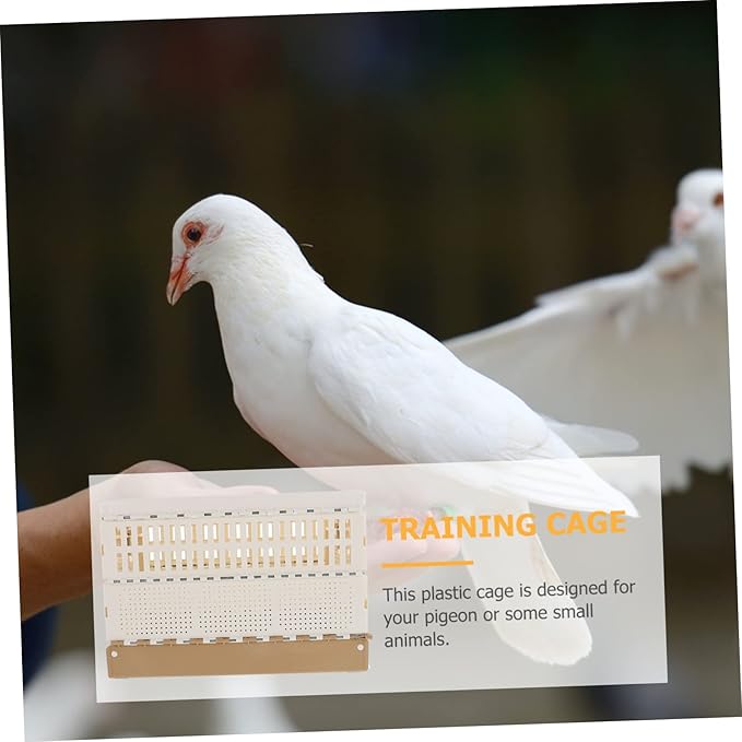 Mikikit Pigeon Travel Cage Small Foldable Bird Cage for Pigeon Nesting Domestication
