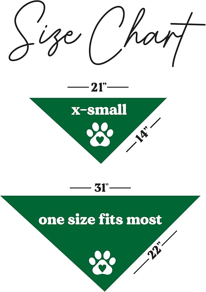 First Mate Dog Bandana (Green, XS 264)