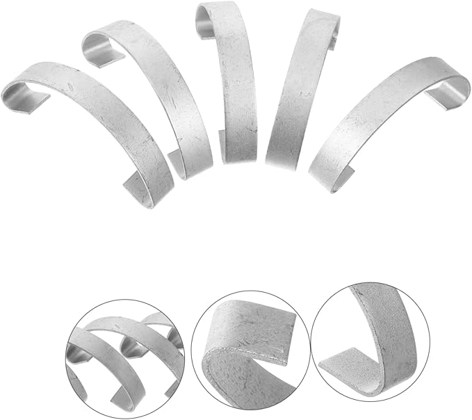 WOONEKY 20pcs Chickens Coop Accessory Kit Steel Hooks for Gate Kit Cage Door Locks Spring Latches for Decorative Bird Cages