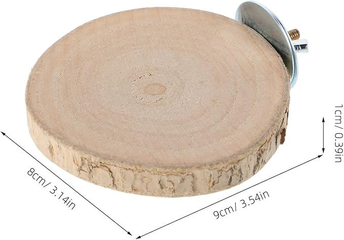 Toyvian Bird Cage Perch Stand Toy for Squirrel Chinchilla Parrot Hamster Detachable Branches Multifunctional Platform for Exercise Play