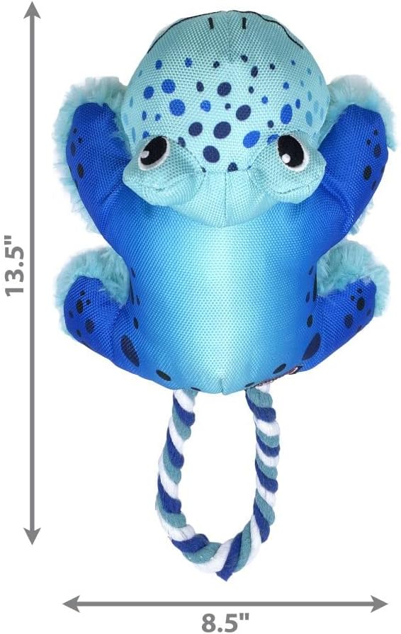Kong Company 38750909: Cozie Tuggz Dog Toy, Frog Md/Lg