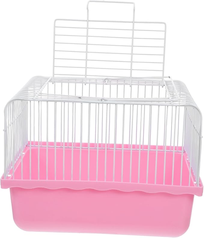 Toddmomy Portable Bird Carrier for Small Birds Versatile Travel Cage Viewing Window for Parakeets Lovebirds and Cockatiels for Indoor Use and Travel