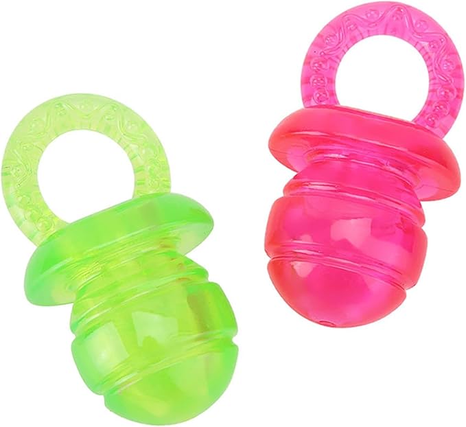 Acouto 2Pcs Pet Puppy Molar Dog Cat Pacifier Chew Playing Ing le Pet Chew for Health Interactive Pet for Teething Puppy