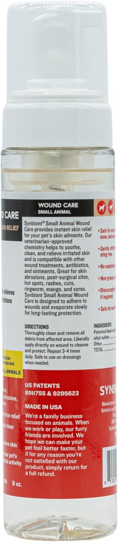 Synbiont Small Animal Wound Care 8oz Foamer (Pack of 2)