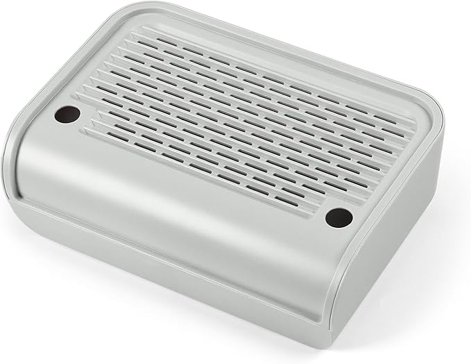 Cat Litter Box Step, Cat Litter Ramp Mat with Filter Function for Self-Cleaning Litter Box, Easy to Clean, Cats Pedal Step Stool Ideal for Kitten & Elderly Cats (Light Grey)