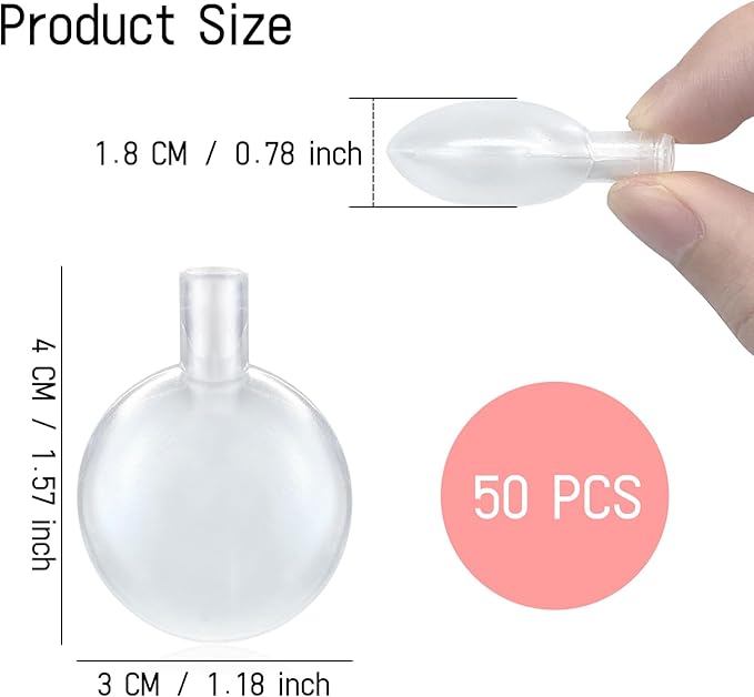 50PCS Replacement Squeakers for Dog Toys, 30MM Toy Noise Maker Plush Toy Repair Reed Insert Airbag Replacement for Dog Cat Toy Repair DIY (30mm, 100pcs)