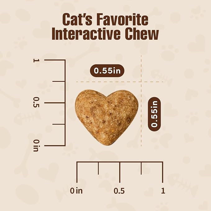 Get Naked Cat Calming Treats | Crunchy Salmon & Cheese Flavor | Feline Anxiety Relief & Stress Control | Grain-Free Cat Calming Product | Made in USA 2.5 oz