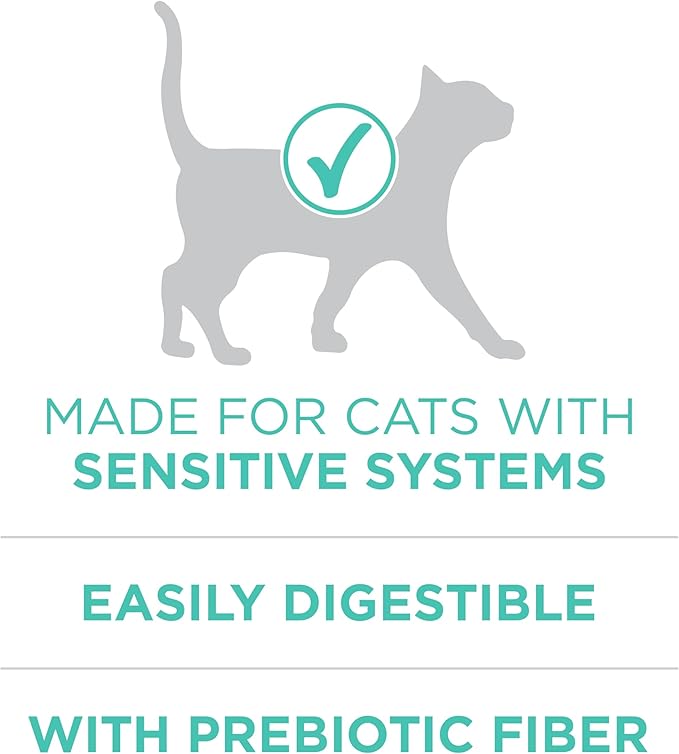 Purina ONE Sensitive Stomach, Sensitive Skin, Natural Dry Cat Food, +Plus Sensitive Skin and Stomach Formula - 3.5 Lb. Bag