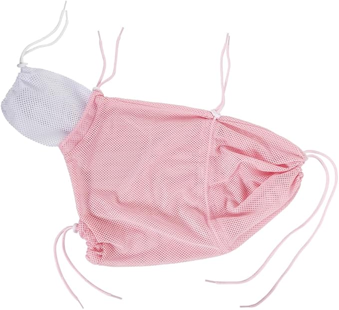 Ibluelover Breathable Mesh Cat Bathing Bag Adjustable Cat Washing Bag Anti Scratching Shower Bag for Nail Trimming Grooming