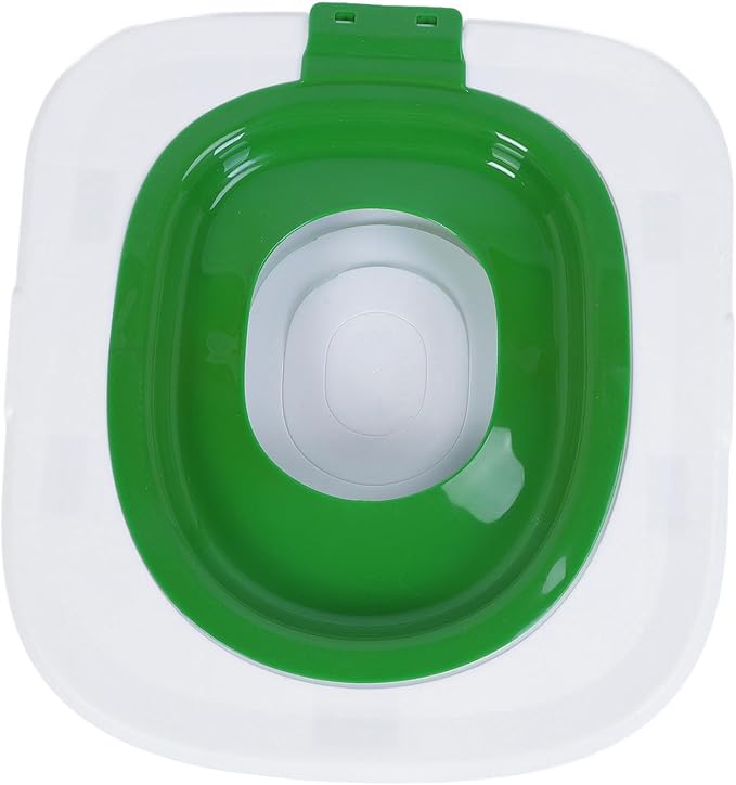 Sorandy Cat Toilet Training Kit, Reusable Pet Toilet Trainer, Detachable Cat Litter Box with Hygienic Design, Ideal for Cats & Pet Training (Green)