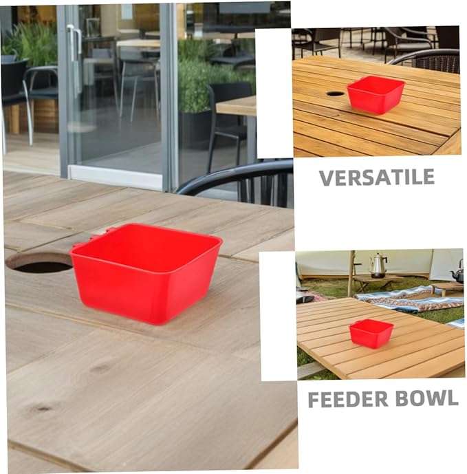TOYANDONA 6pcs Rabbit Feeder Cup Bird Watering Bowl Capacity Pet Feeder Bowl Convenient Hanging Design