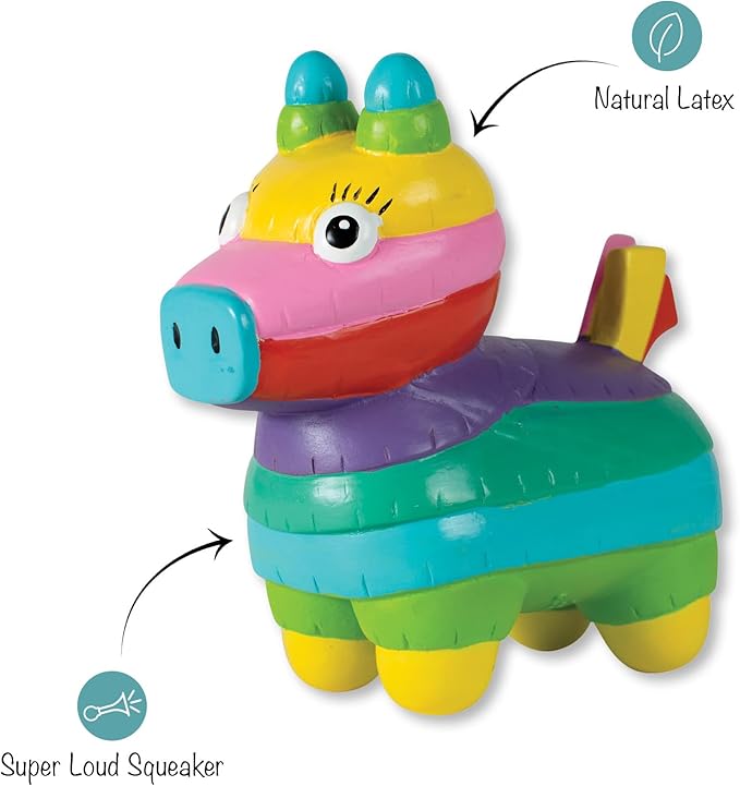 Fringe Studio Dog Toy, Life's A Paw-Ty, Latex, Pet Shop Collection (366012)