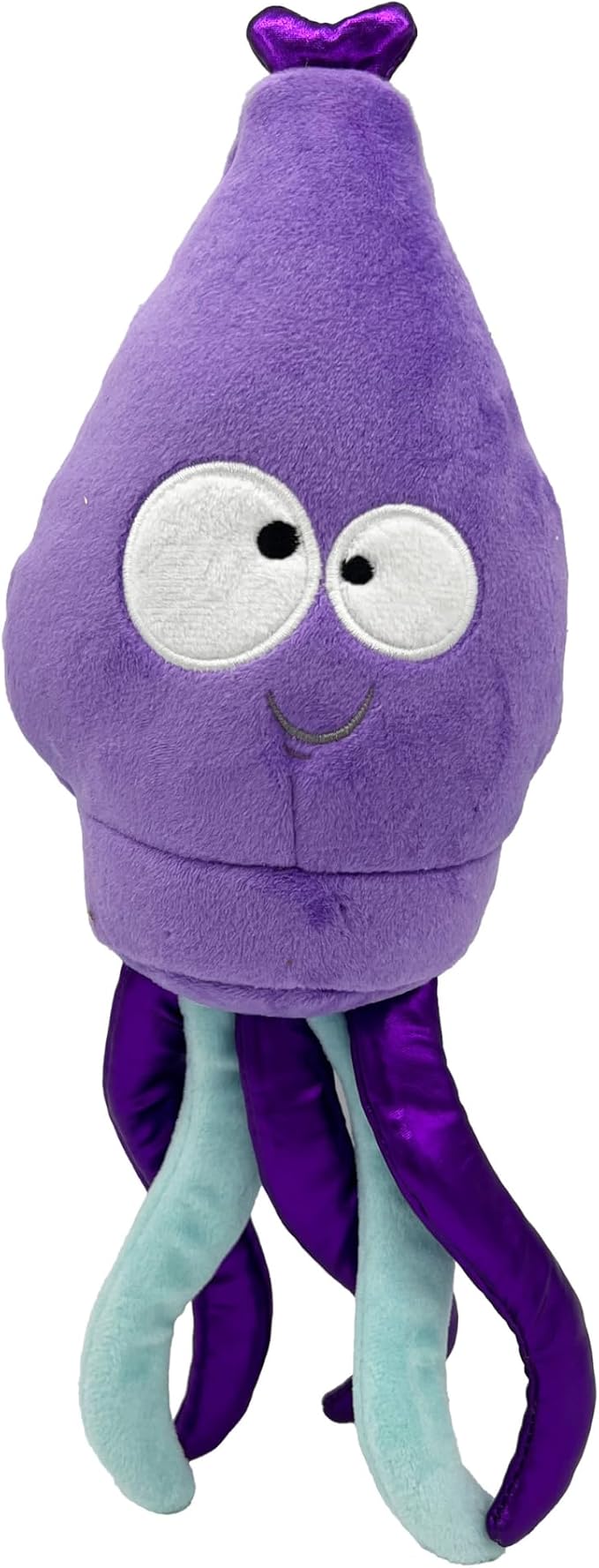 Huxley & Kent Slappies for Dogs | Squiggly Squid (Large) | Squeak & Shake Dog Toy | No Stuff Squeaky Toy, TPR Ball in Head | Simulates Hunting Nature for Dogs
